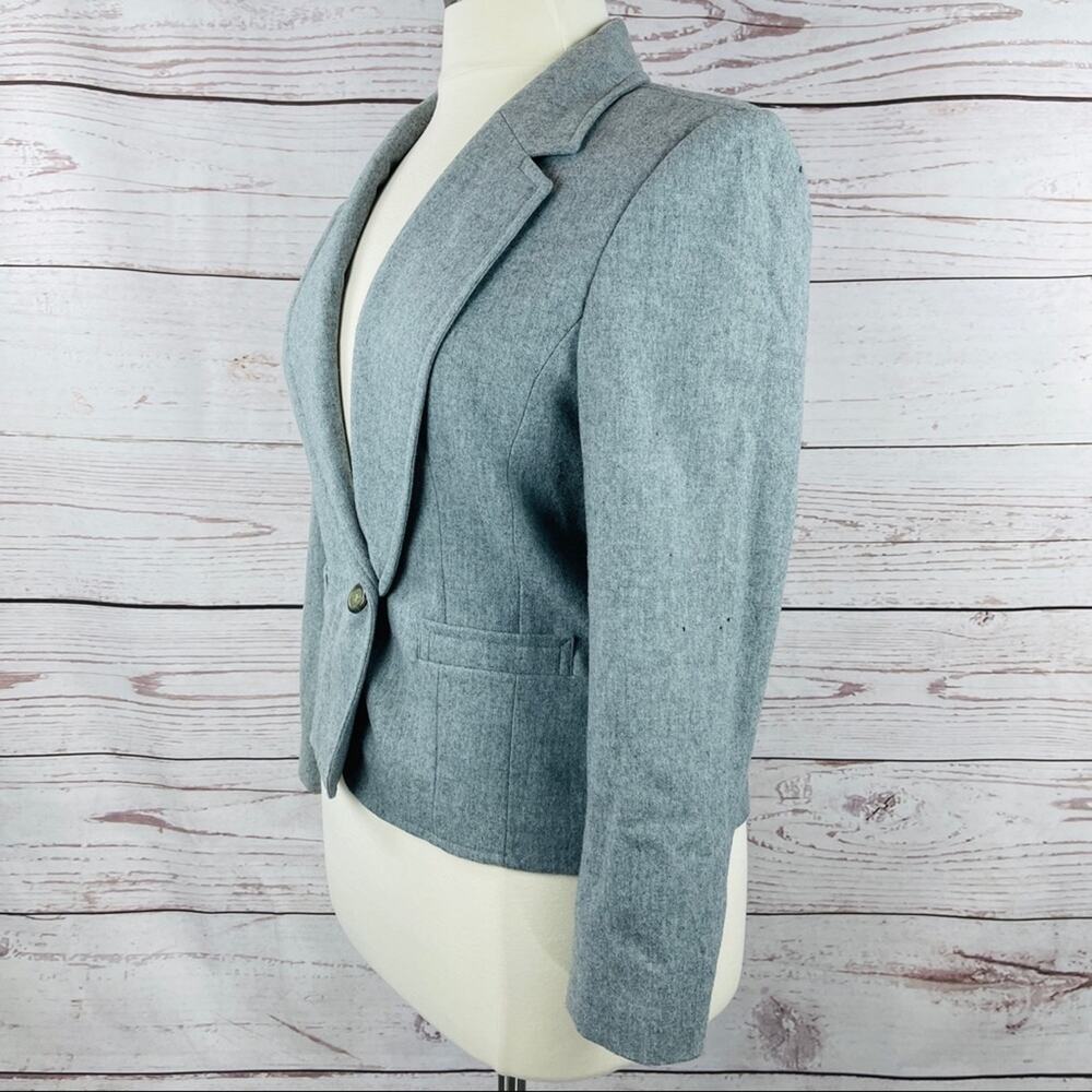 Pendleton grey wool single button vintage jacket - image 5